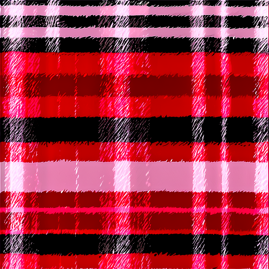 Hand Drawn Buffalo Plaid Png Ibh PNG Image