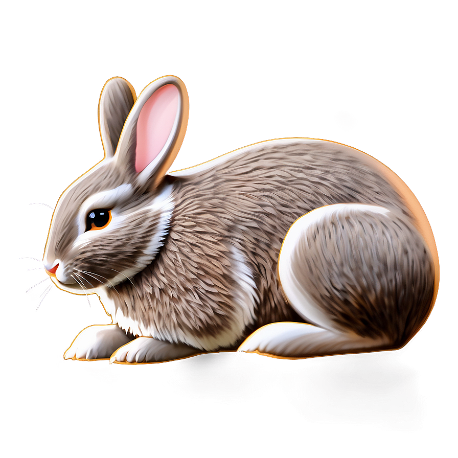 Hand Drawn Bunny Sketch Png Gdg PNG Image