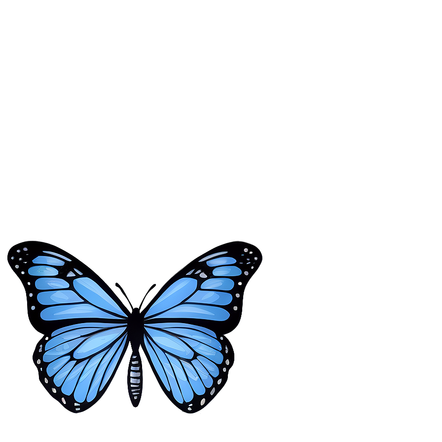 Hand-drawn Butterfly Outline Png 29 PNG Image