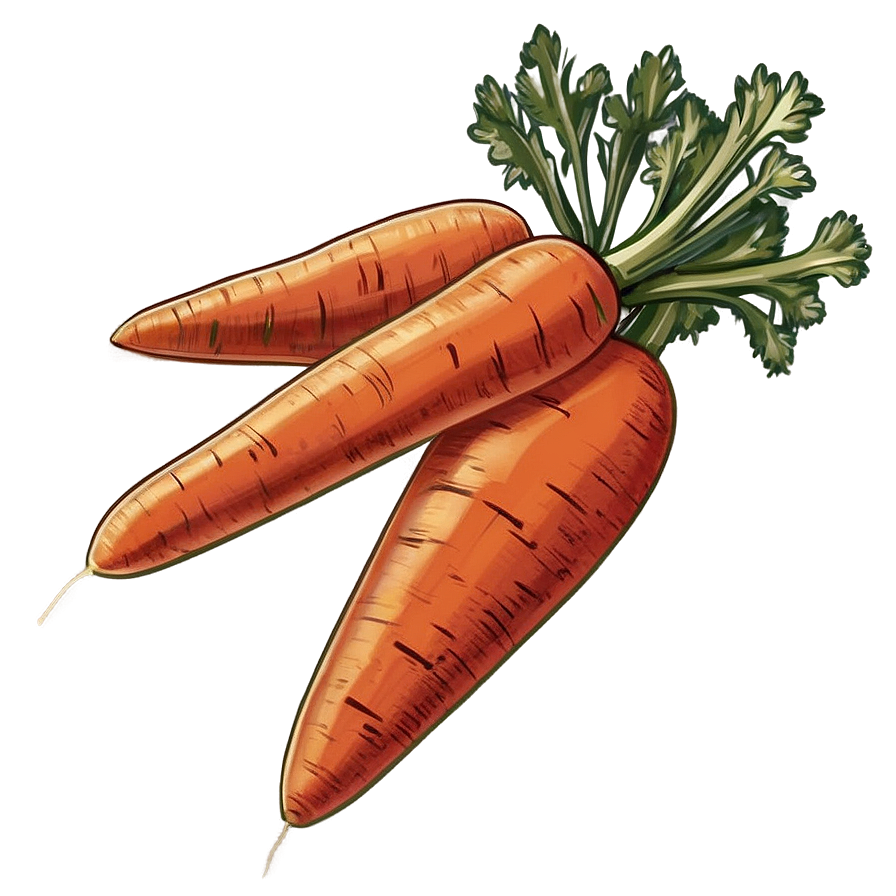 Hand Drawn Carrot Png Icj39 PNG Image