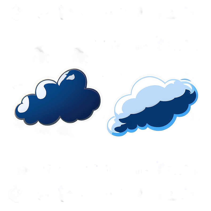 Hand Drawn Clouds Png Dof PNG Image