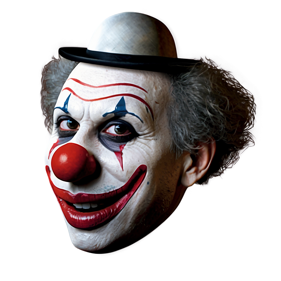 Hand Drawn Clown Face Png Lop PNG Image