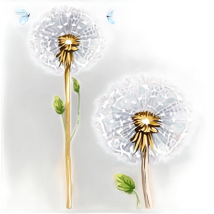 Hand Drawn Dandelion Png Hdo97 PNG Image