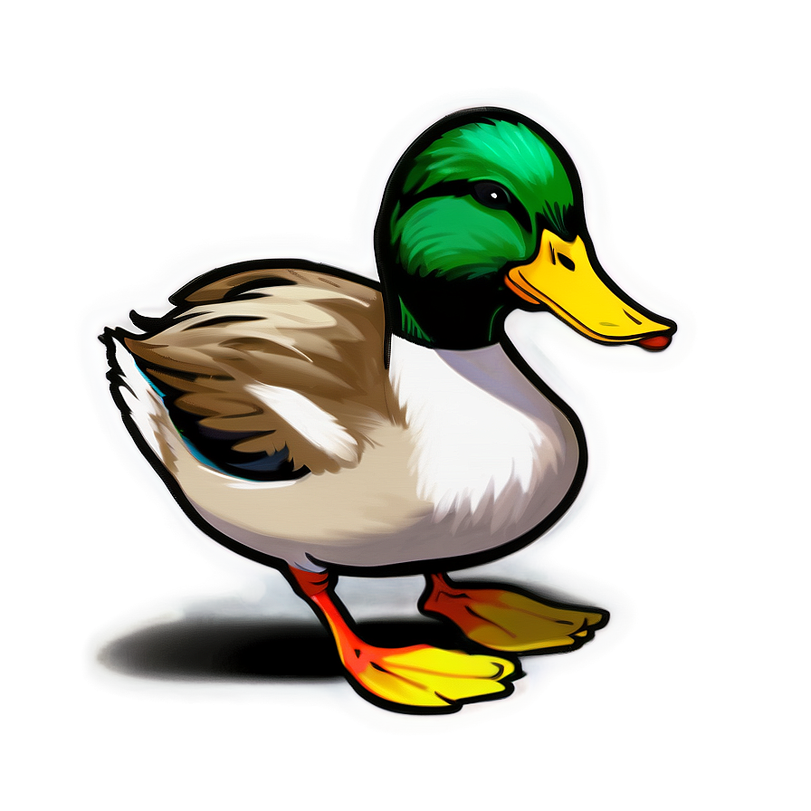 Hand Drawn Duck Sketch Png 05032024 PNG Image