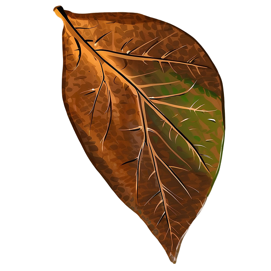 Hand Drawn Fallen Leaves Png Crr PNG Image