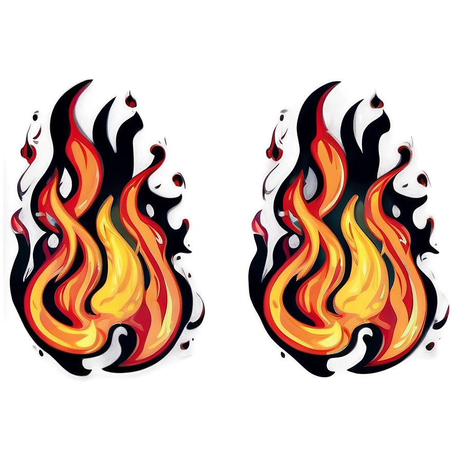 Hand Drawn Flames Png Qhg PNG Image