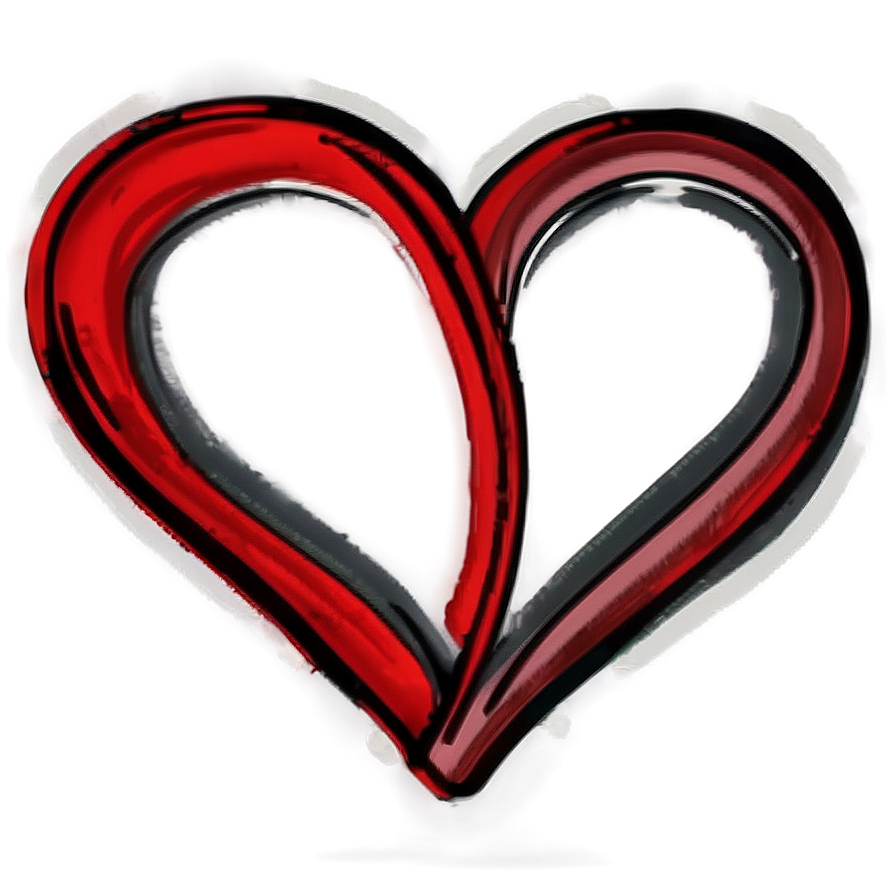 Hand Drawn Heart Png 06202024 PNG Image