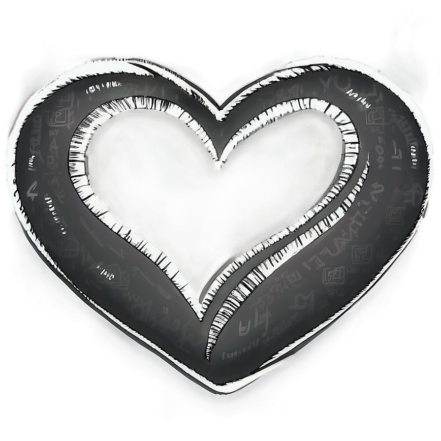 Hand Drawn Heart Shape Png 06202024 PNG Image