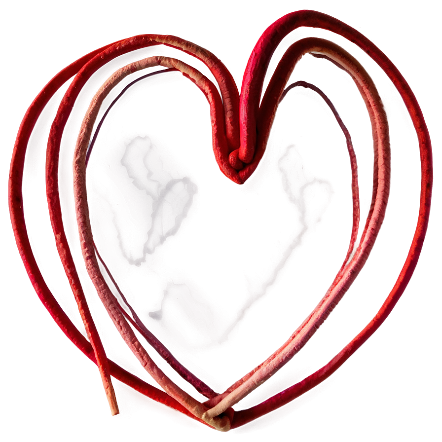 Hand Drawn Heart Shape Png Lpq PNG Image