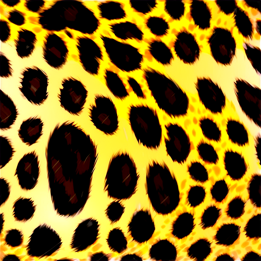 Hand Drawn Leopard Print Png 13 PNG Image