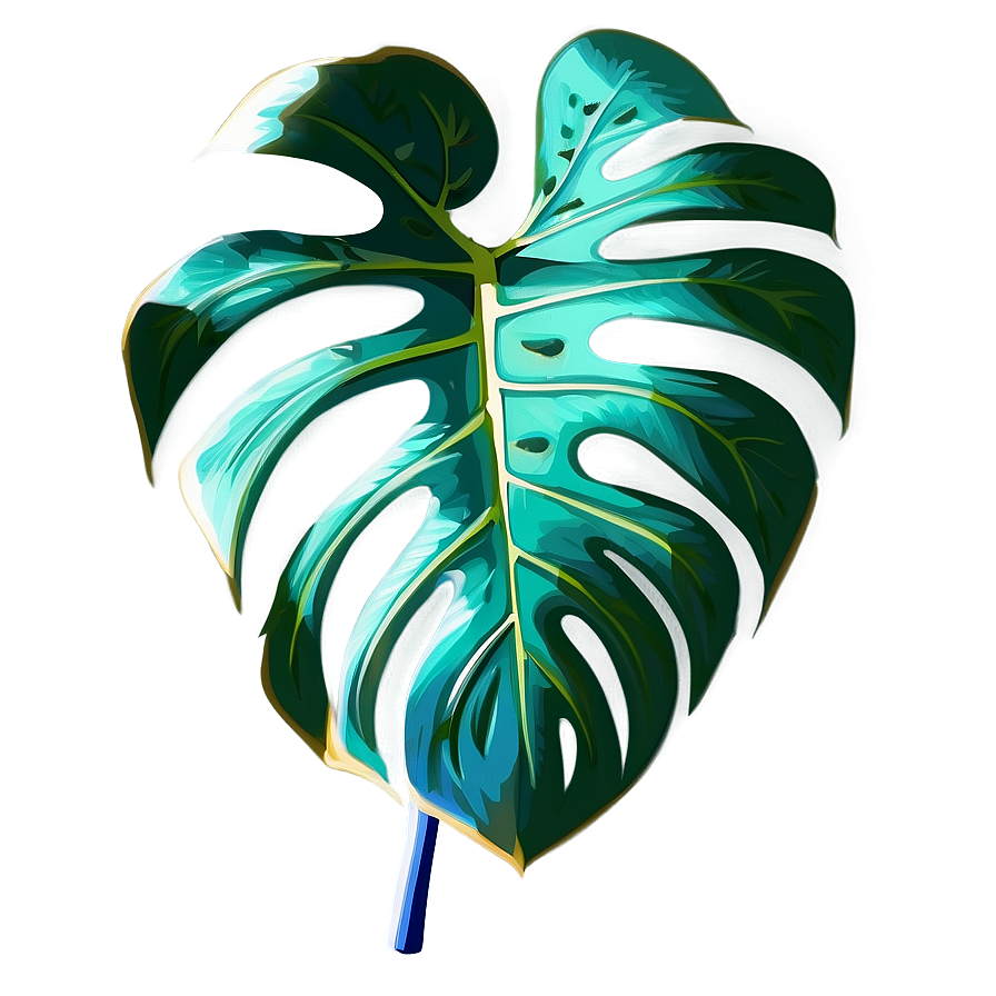 Hand Drawn Monstera Png 05232024 PNG Image