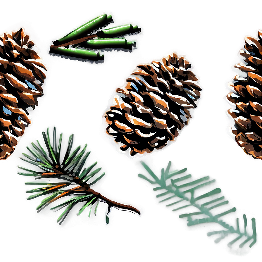 Hand-drawn Pinecone Sketch Png 23 PNG Image