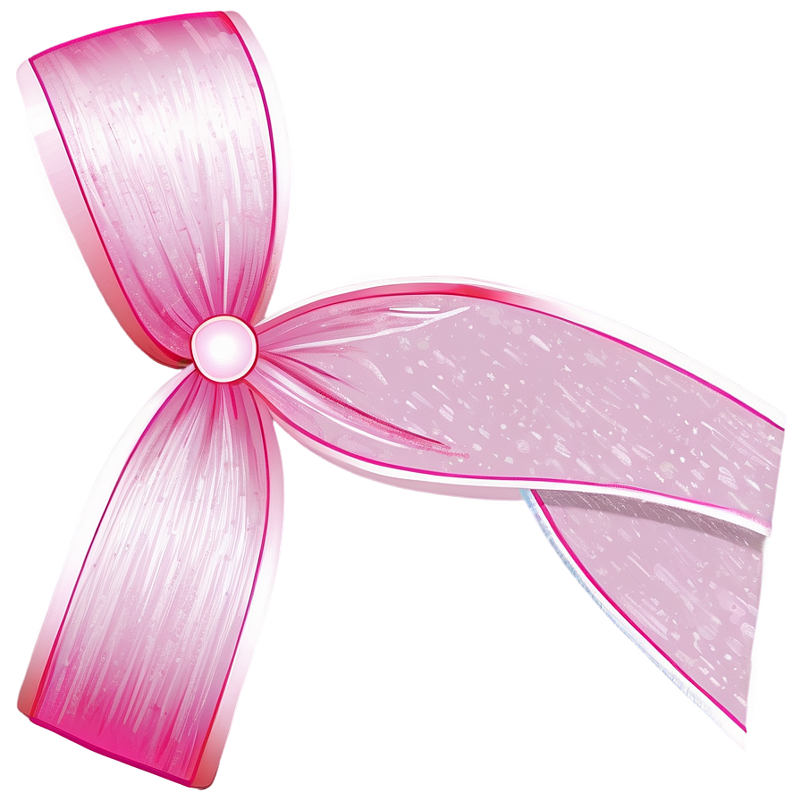 Hand Drawn Pink Ribbon Png 99 PNG Image