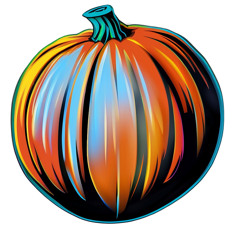 Hand-drawn Pumpkin Outline Png 19 PNG Image