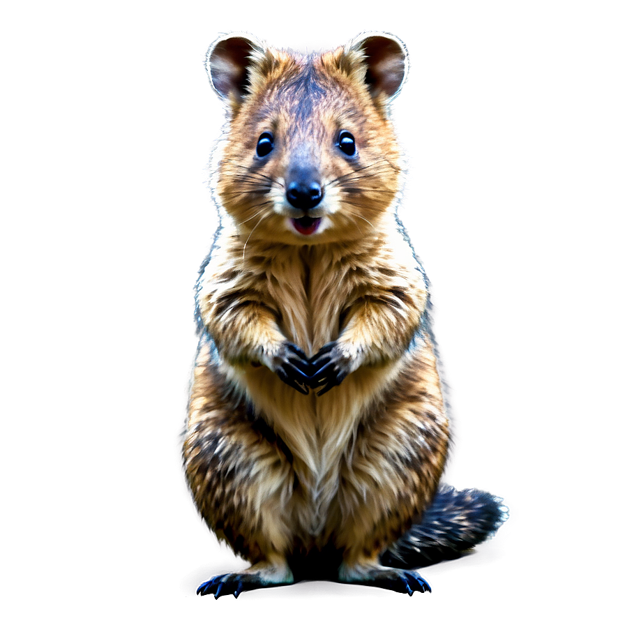 Hand-drawn Quokka Art Png Lvv PNG Image