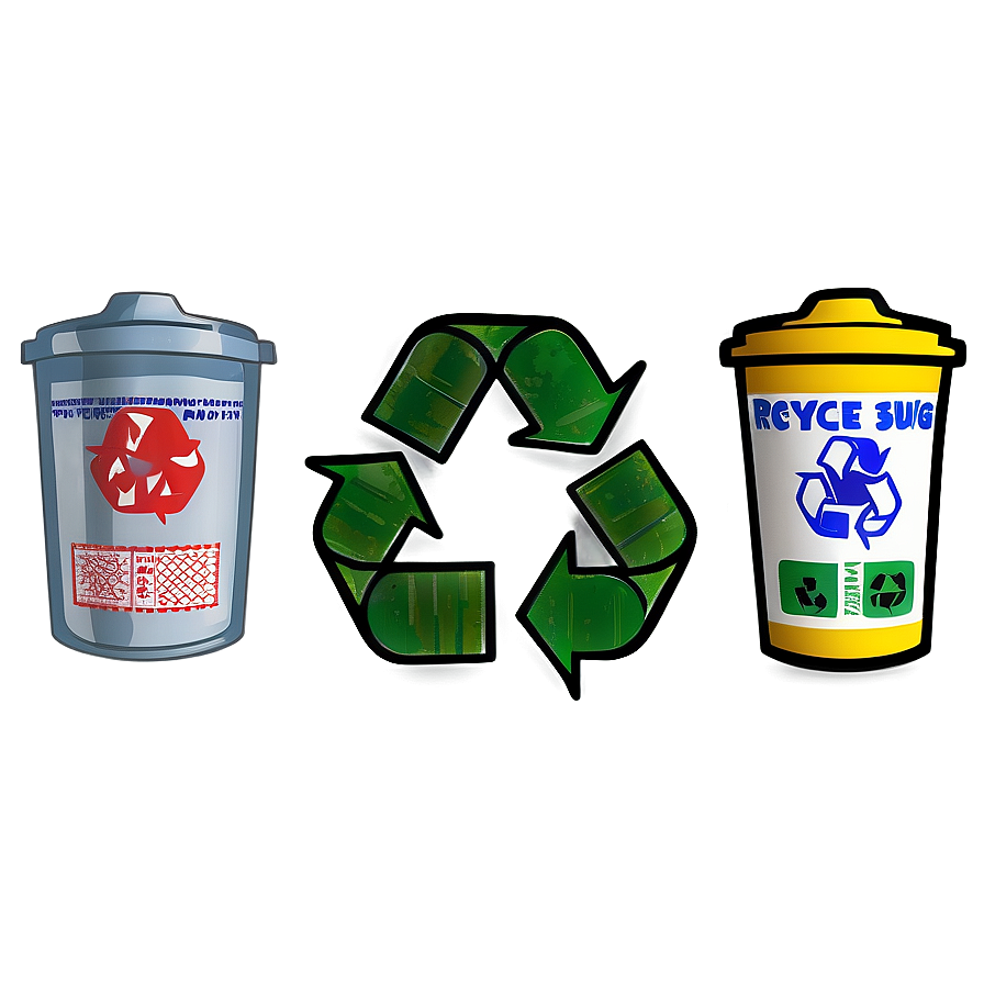 Hand-drawn Recycle Sign Png Tlu PNG Image