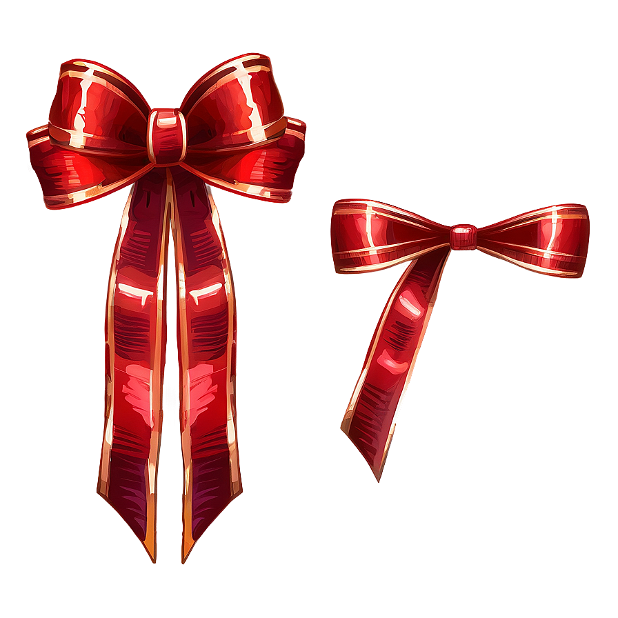 Hand Drawn Red Bow Png 05252024 PNG Image