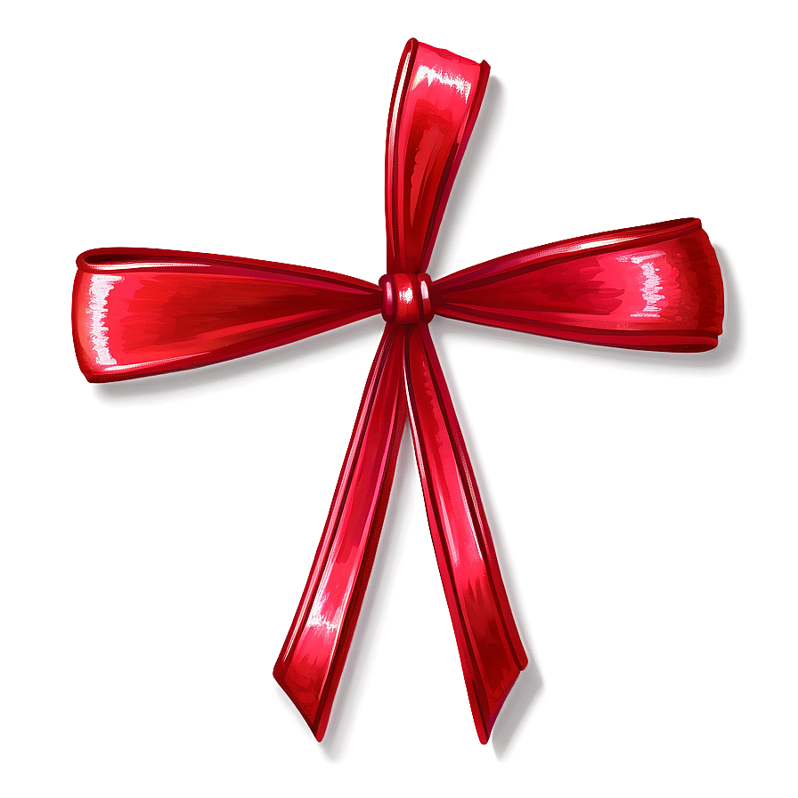 Hand Drawn Red Bow Png Rvg44 PNG Image