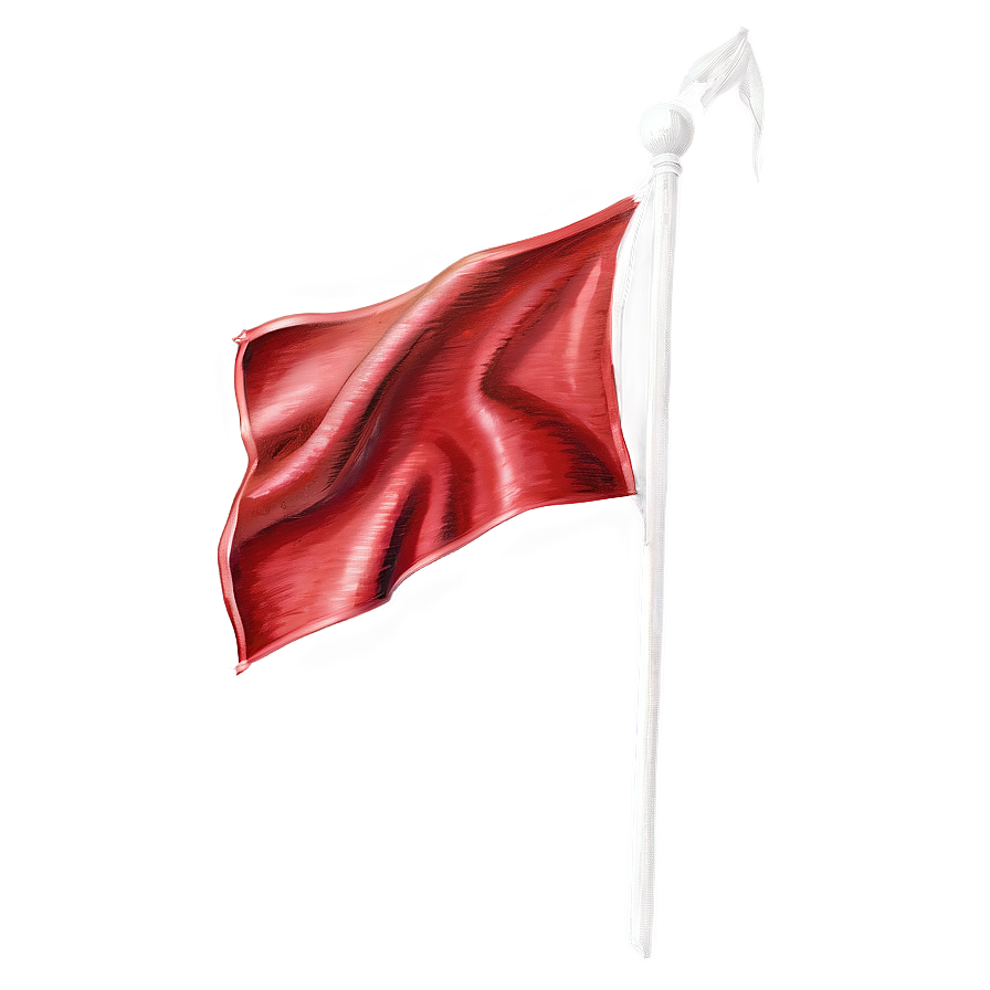 Hand Drawn Red Flag Sketch Png Kdo PNG Image