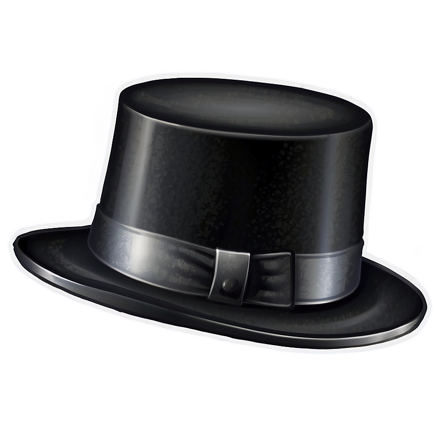 Hand-drawn Sketch Top Hat Png Mbx64 PNG Image