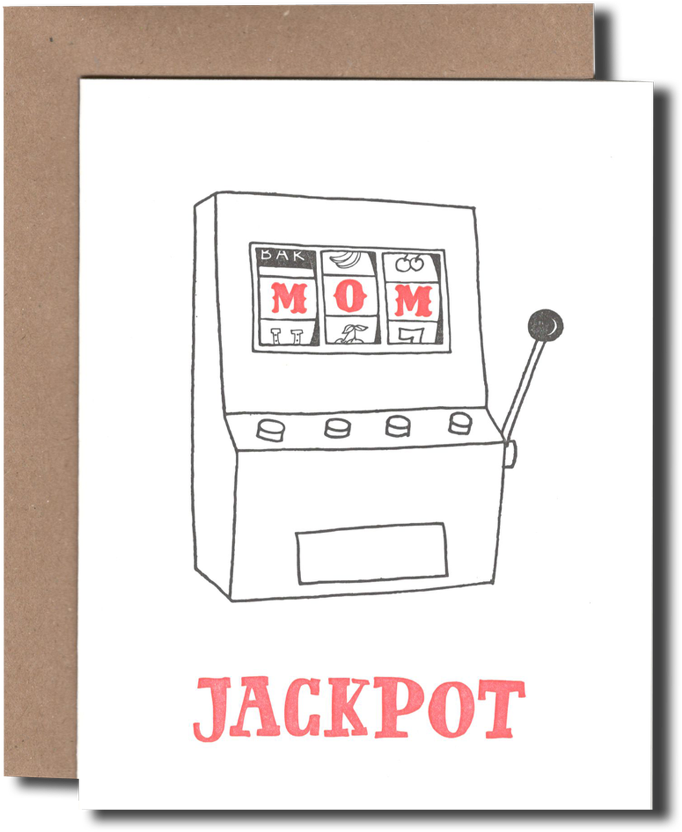 Hand Drawn Slot Machine Jackpot PNG Image