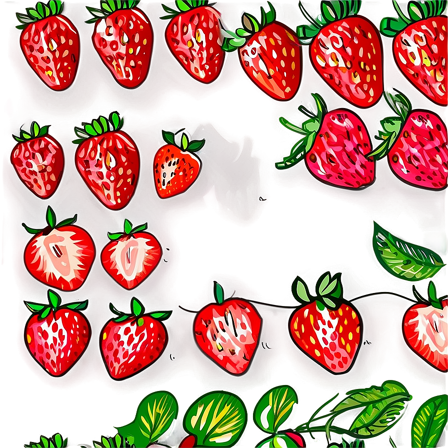 Hand Drawn Strawberry Png 42 PNG Image