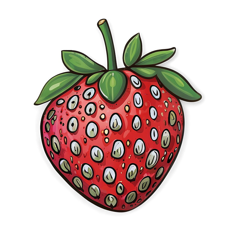 Hand Drawn Strawberry Png Qra88 PNG Image