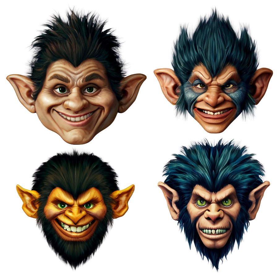 Hand-drawn Troll Faces Png Mgc46 PNG Image