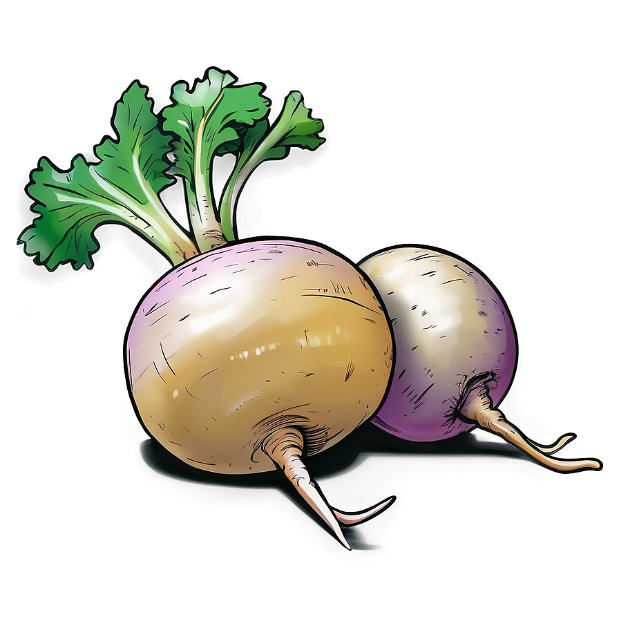 Hand Drawn Turnip Png 23 PNG Image