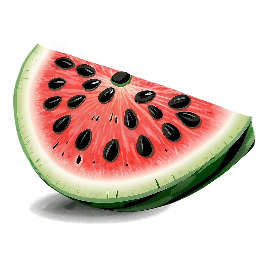 Hand-drawn Watermelon Slice Png 18 PNG Image