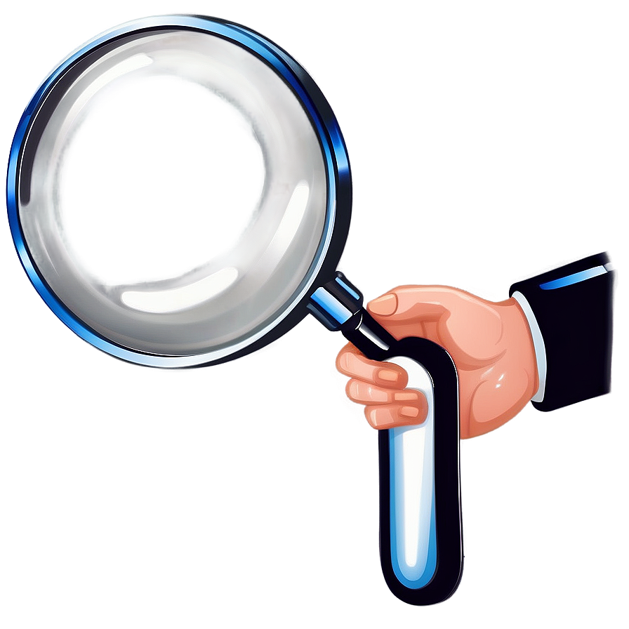 Hand Holding Magnifying Glass Png Jox PNG Image