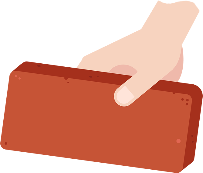 Hand Holding Red Card PNG Image