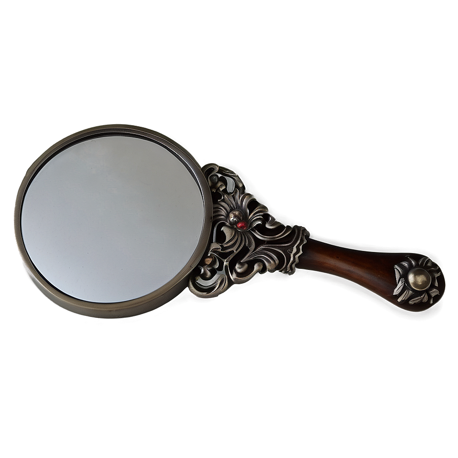 Hand Mirror With Flowers Png 8 PNG Image