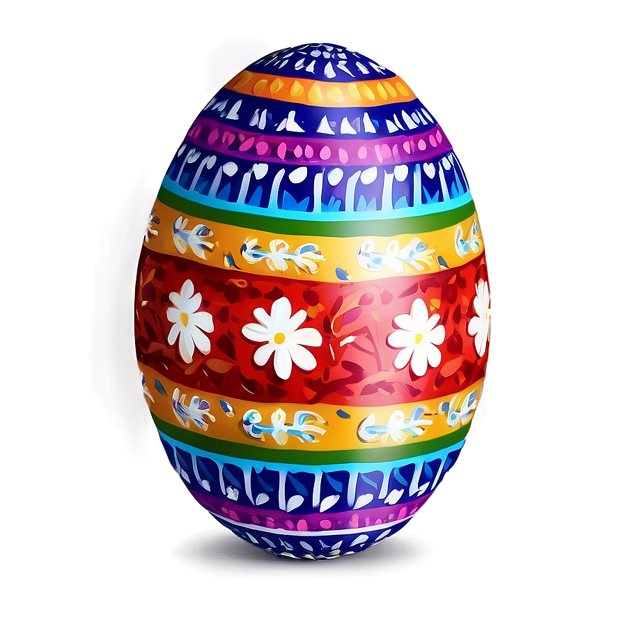 Hand Painted Easter Egg Png 05252024 PNG Image