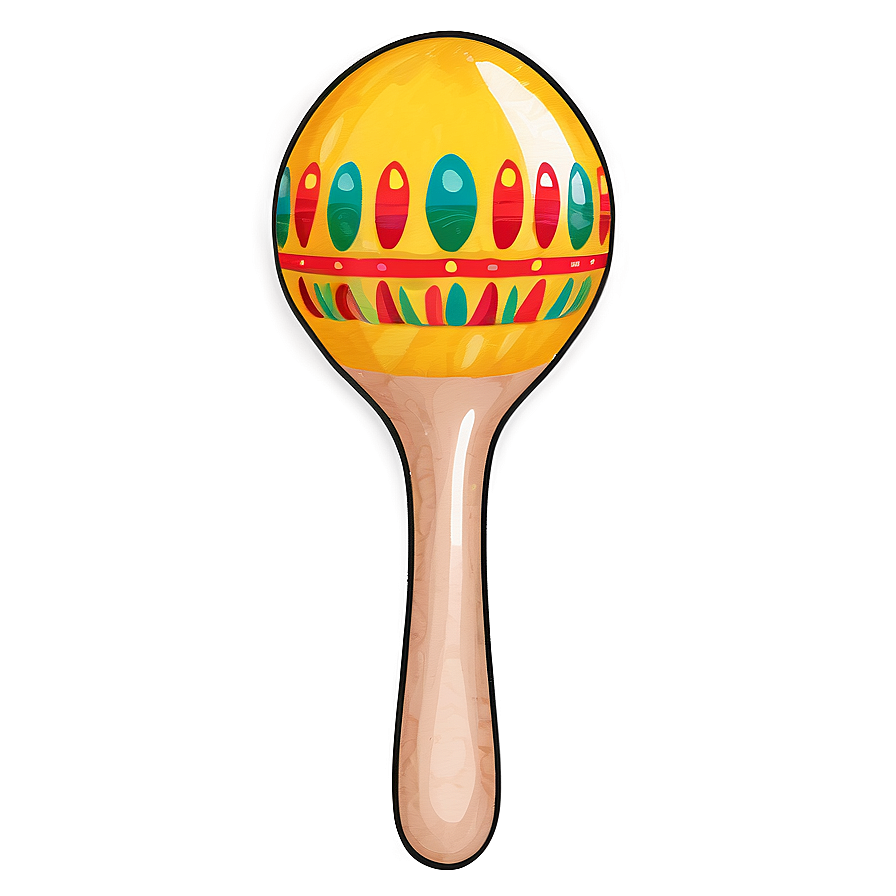 Hand-painted Maraca Png 40 PNG Image