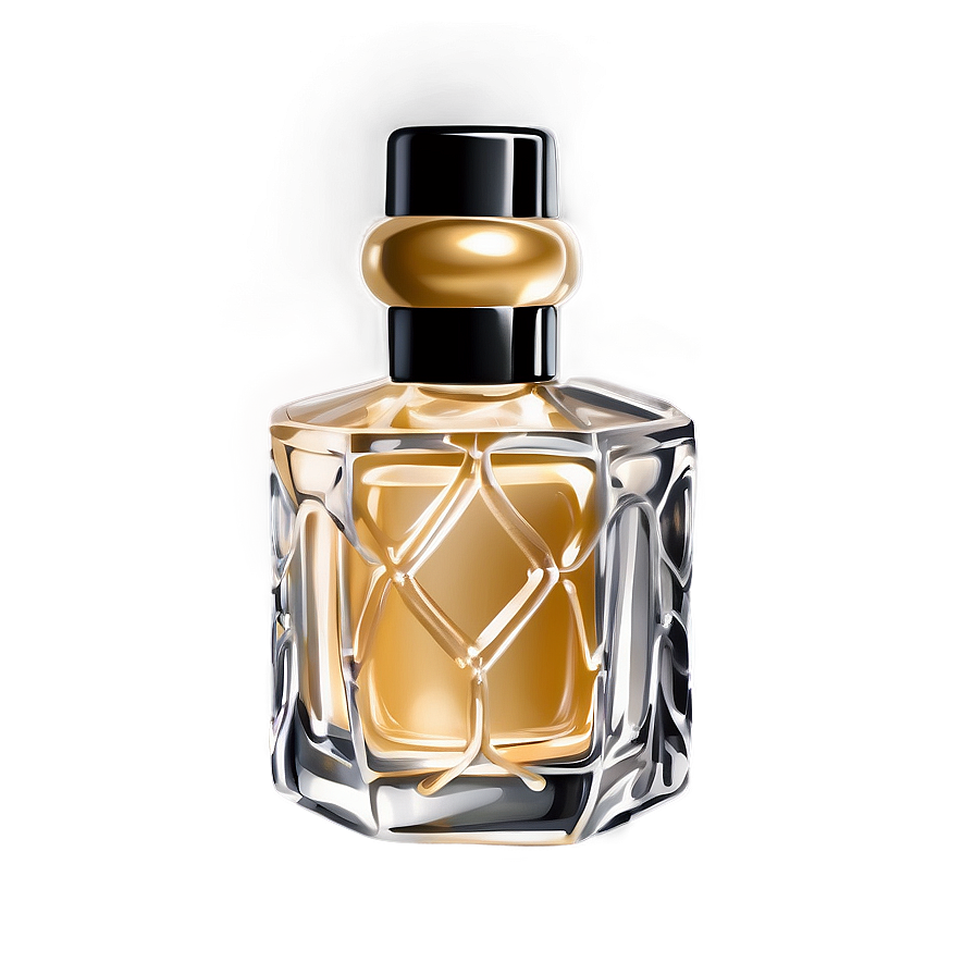 Hand-painted Perfume Bottle Png Vnd98 PNG Image