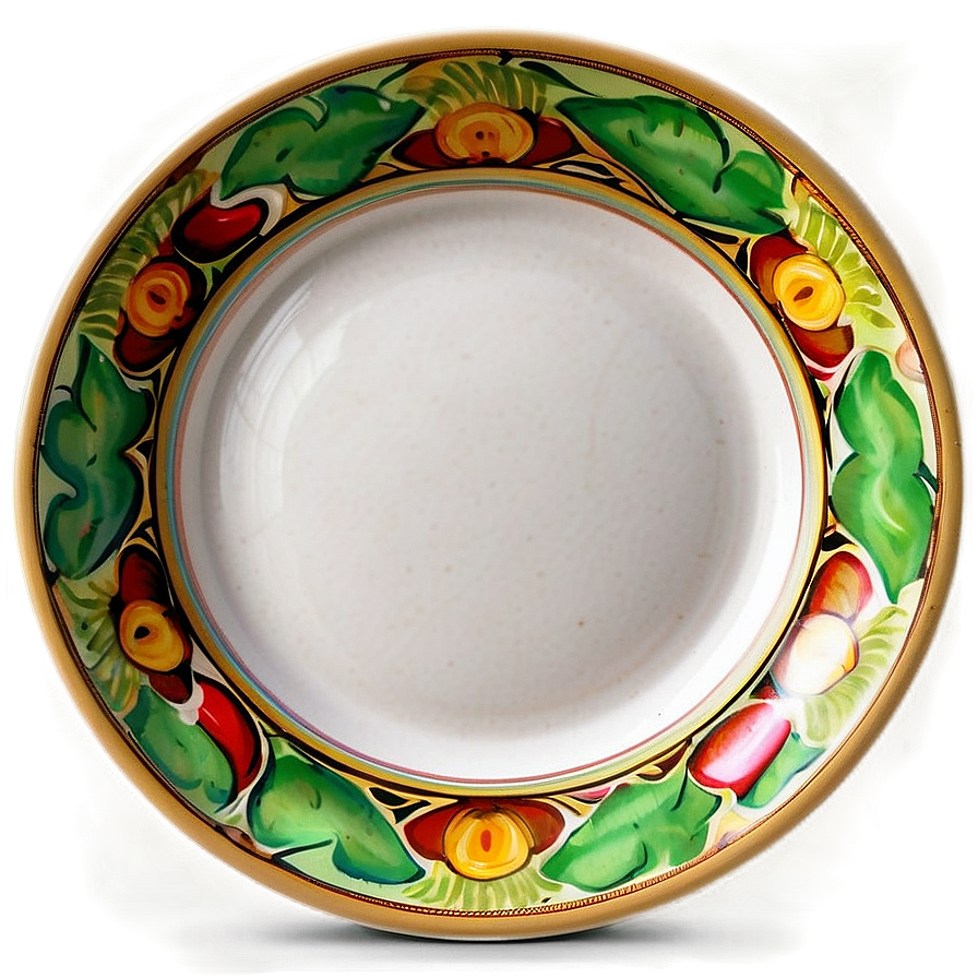 Hand-painted Plates Png 06212024 PNG Image