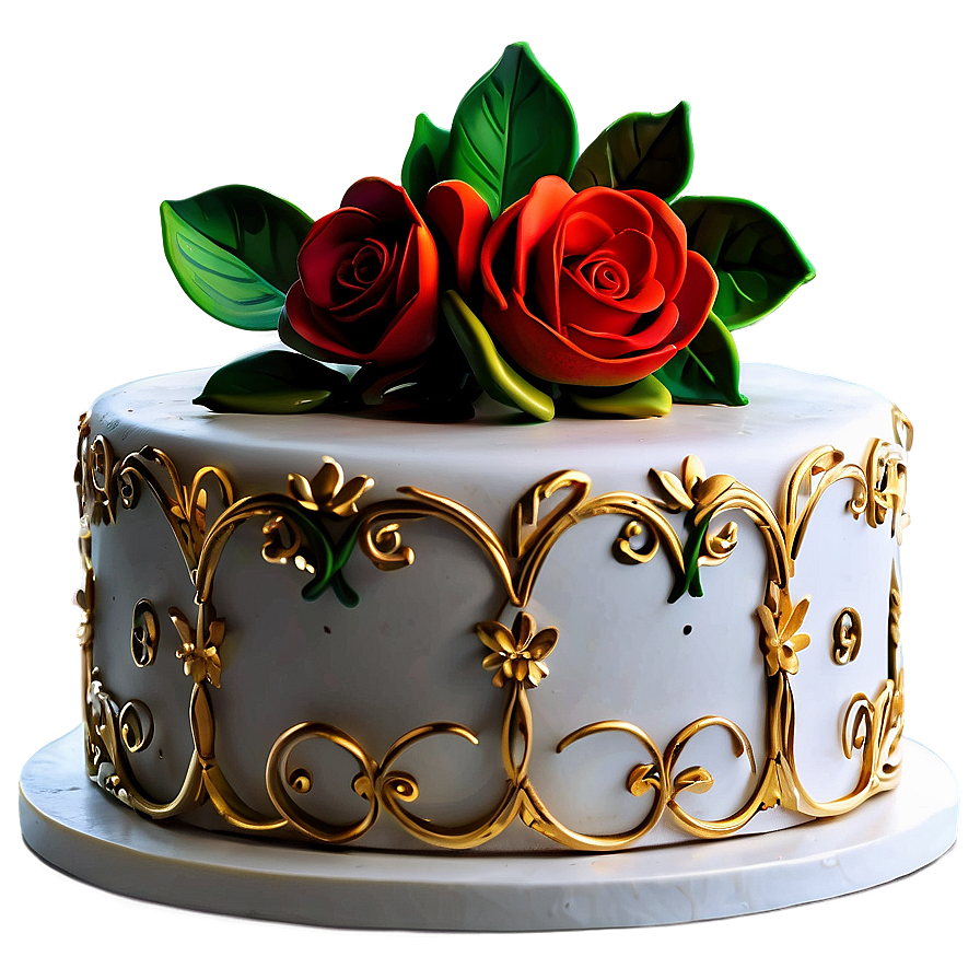 Hand-painted Wedding Cake Png Tvf PNG Image