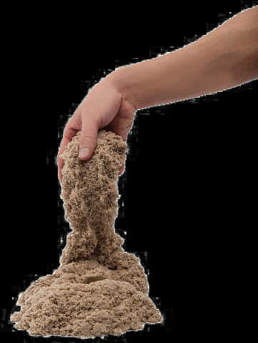 Hand Pouring Sand Stream.jpg PNG Image