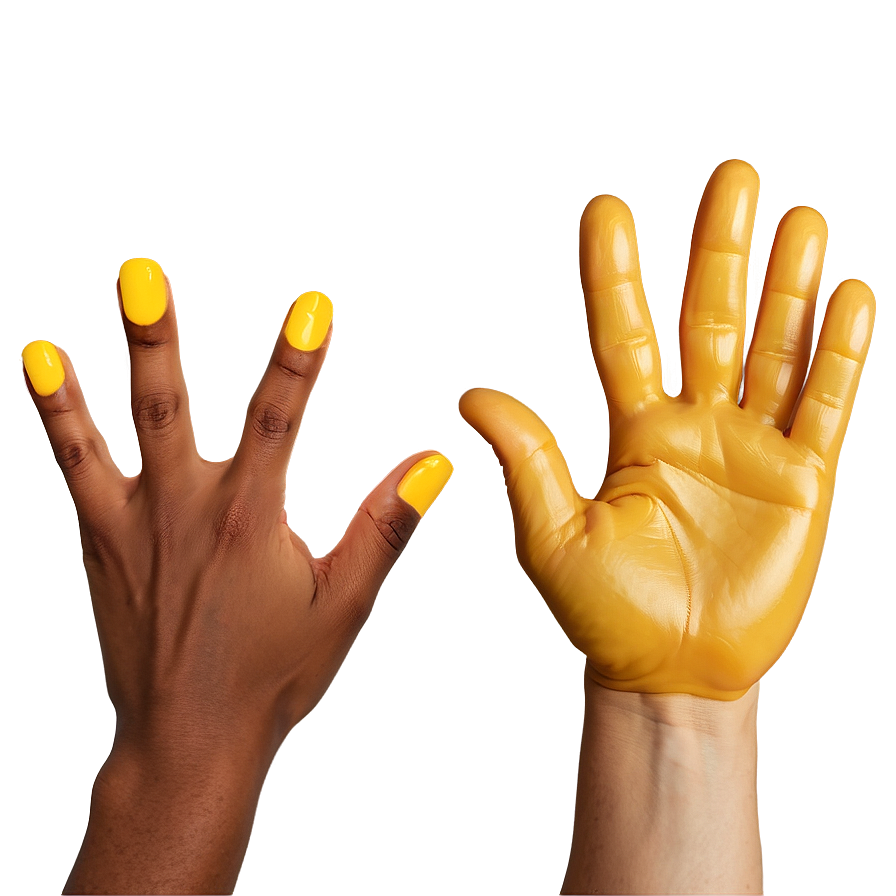 Hand With Fingers Splayed Emoji Png Tgs57 PNG Image