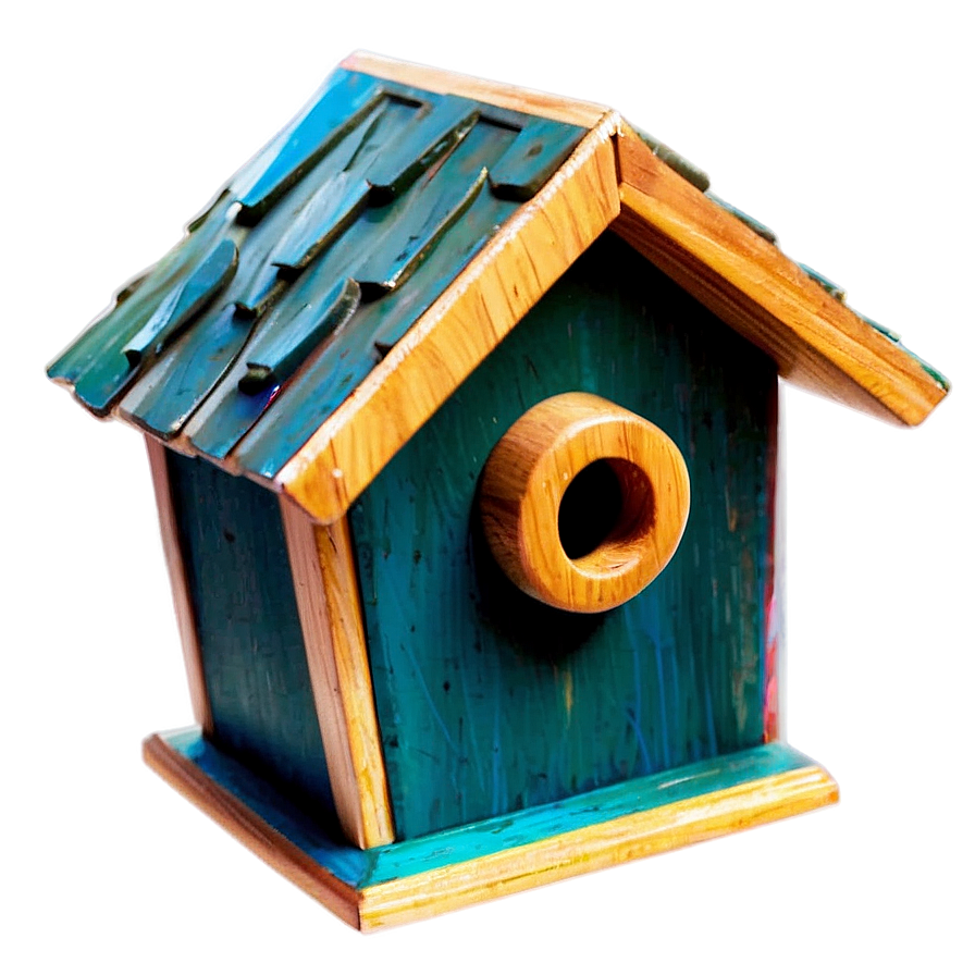 Handcrafted Birdhouse Png Gdi57 PNG Image