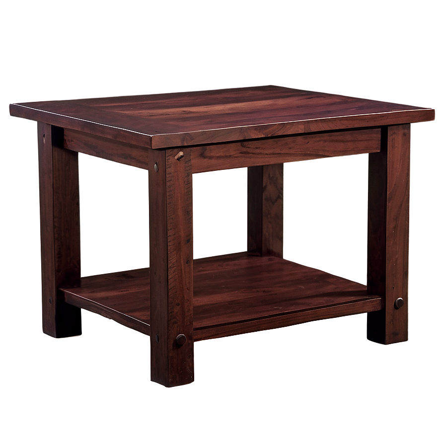 Handcrafted End Table Png 41 PNG Image