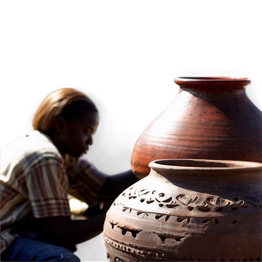 Handcrafted Pottery Market Png Bix PNG Image