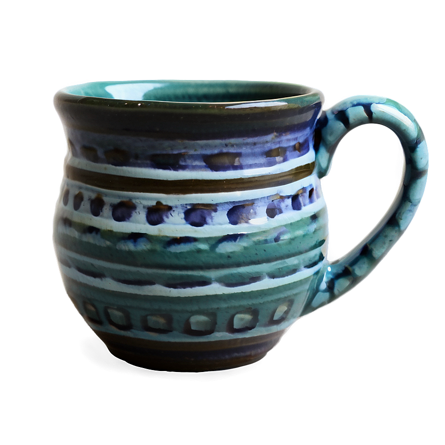 Handcrafted Pottery Mug Png 21 PNG Image