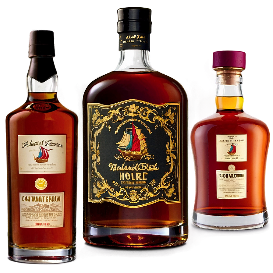 Handcrafted Rum Selection Png Cyl77 PNG Image