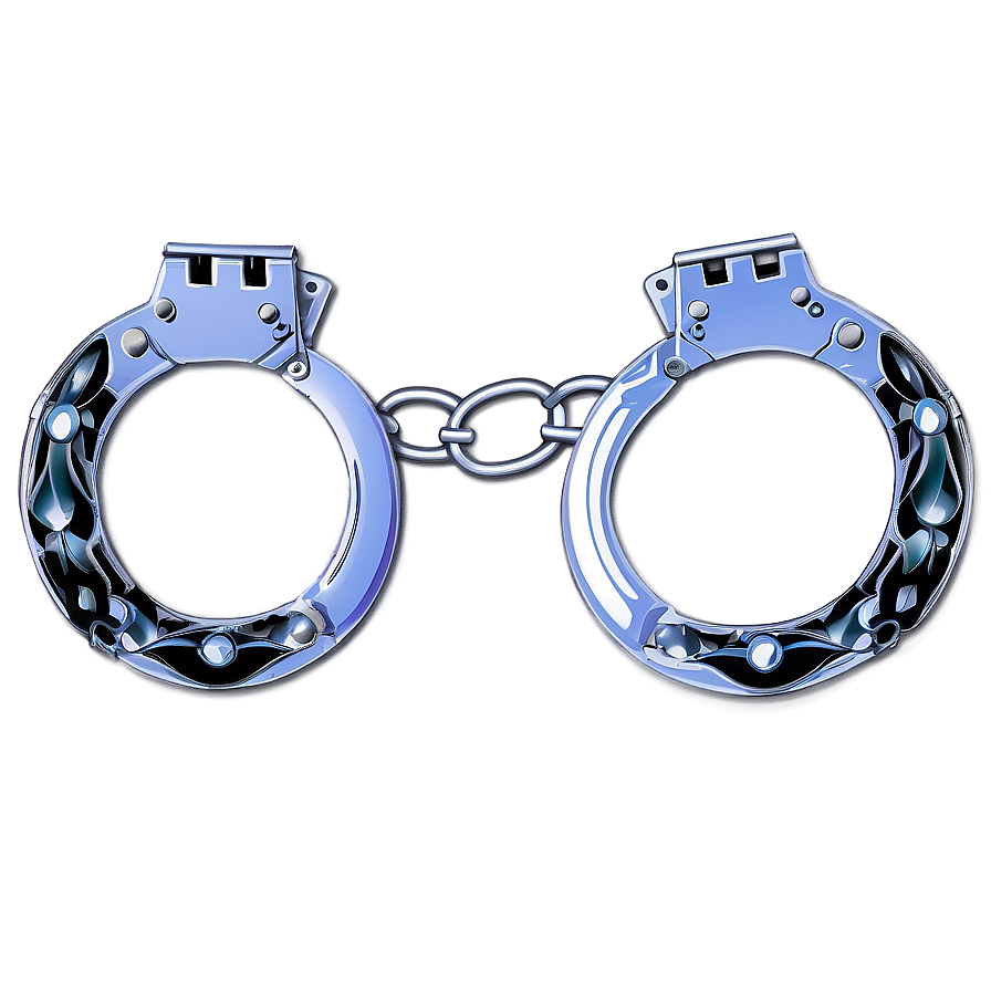 Handcuffs And Badge Png 48 PNG Image