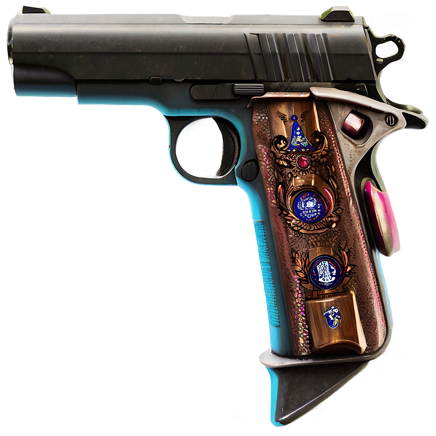 Handgun Transparent Side View Png Gdd PNG Image