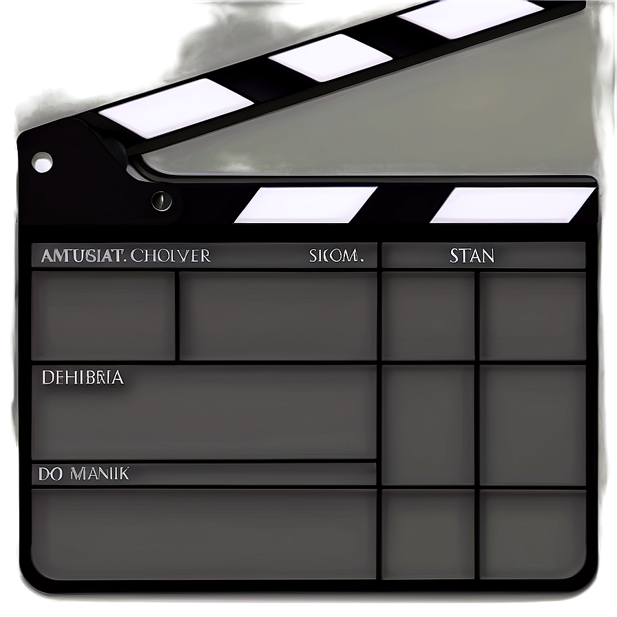 Handheld Film Slate Png Uxq PNG Image