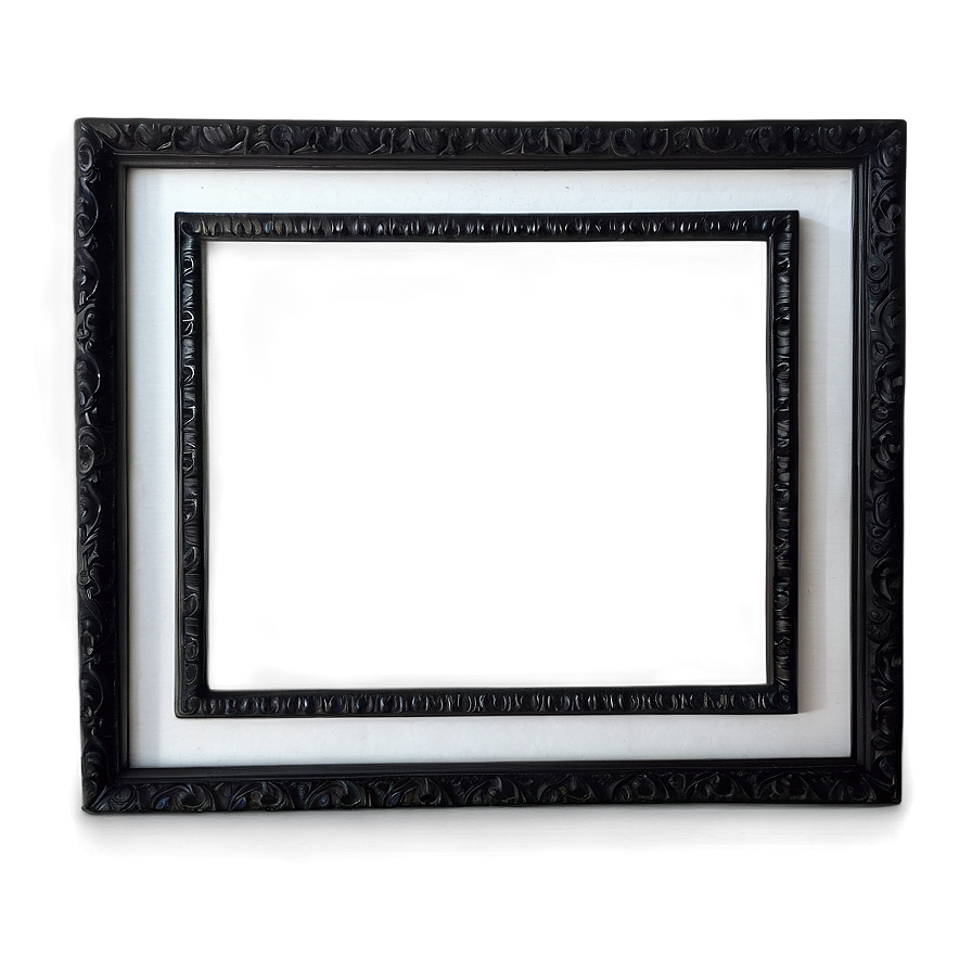 Handmade Black Frame Png Uvh84 PNG Image