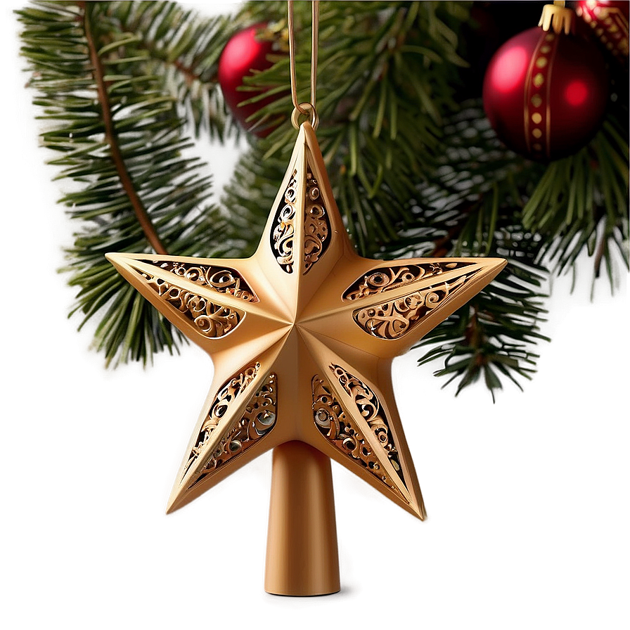 Handmade Christmas Tree Star Png Xrp87 PNG Image